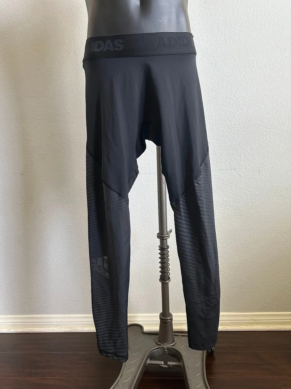 Adidas Alphaskin ASK SPR TIG Activewear Leggings Black Men Medium